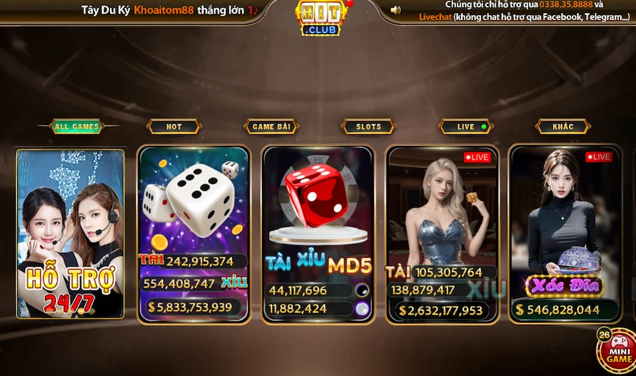 HITCLUB | Tải App Hit Club - Cổng Game Bài Uy Tín Số 1 2025 Chiêm ngưỡng kho trò chơi đặc sắc tại Hitclub